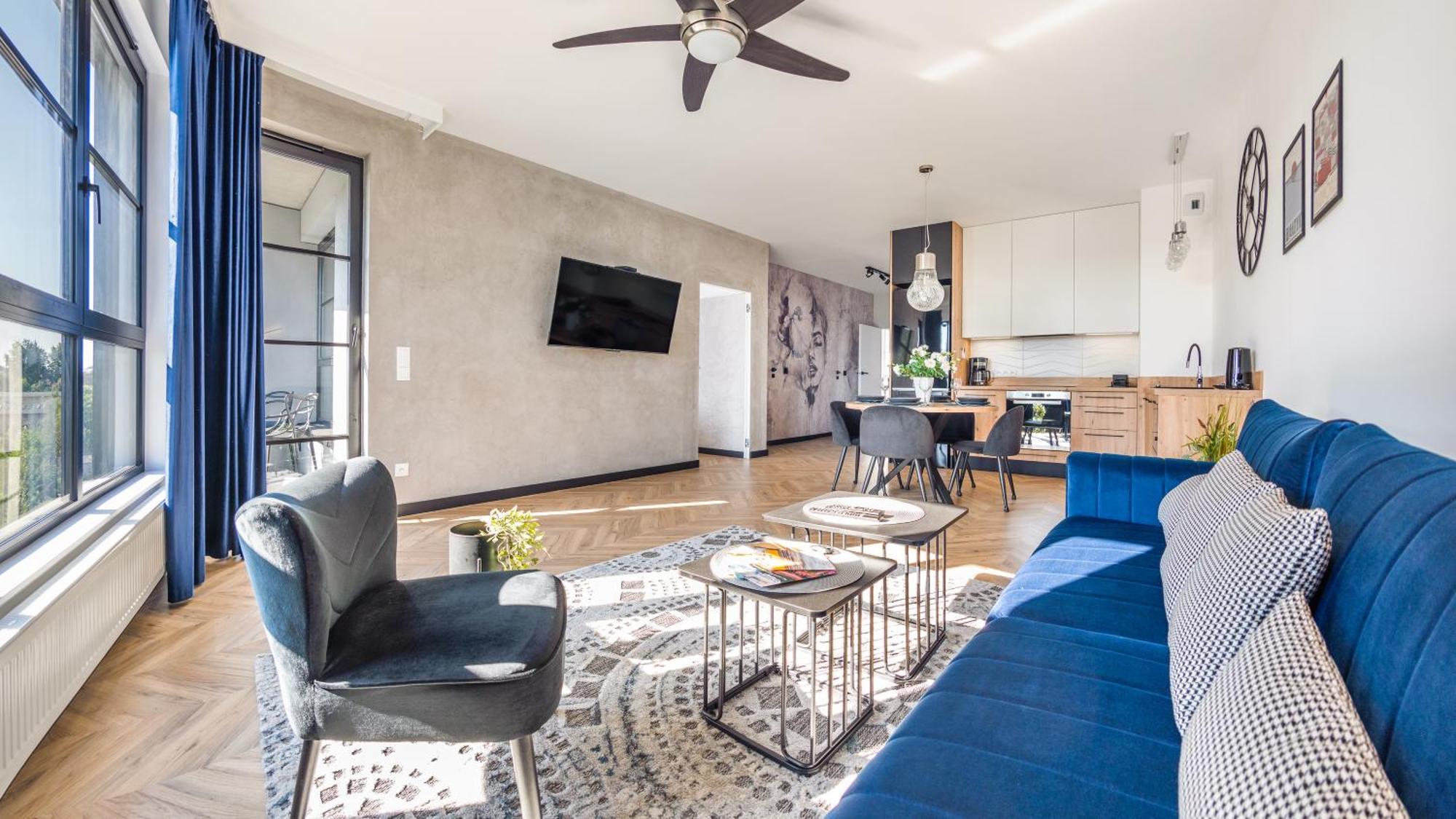 Flatbook - City Center Apartments Doki Living Gdańsk Kültér fotó